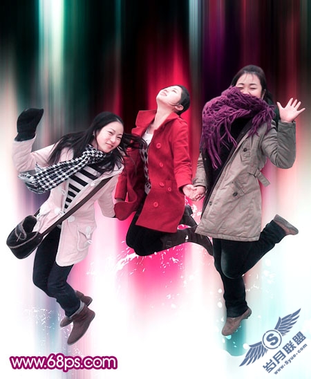 Photoshop打造美女跳动的旋律