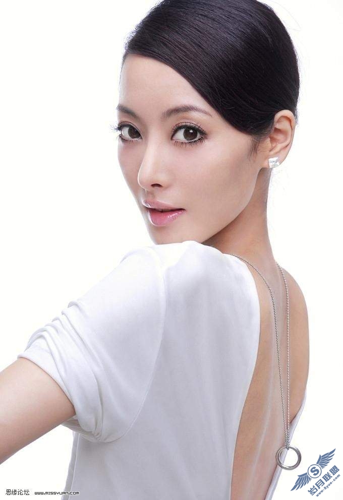 photoshop调色: 调出水灵灵肌肤的美女