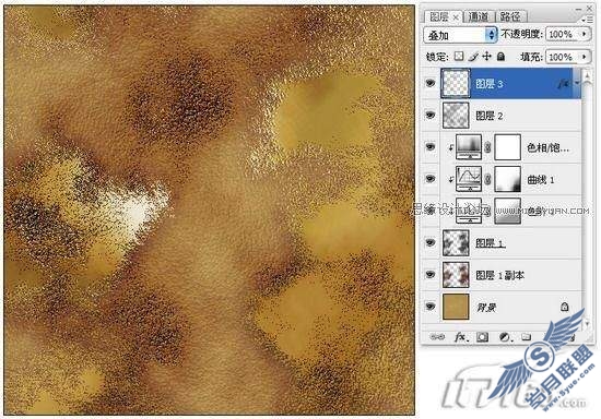 Photoshop打造粗糙的金属质感文字效果