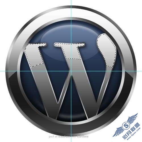 Photoshop绘制WordPress Logo教程【图】_
