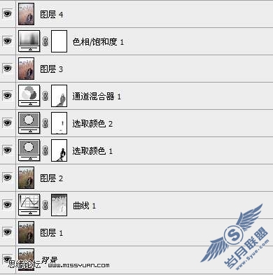 photoshop调色: 日系淡雅朦胧风格的人物照片