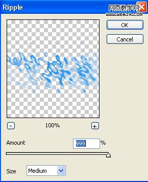 Photoshop教程:精彩的水文字特效