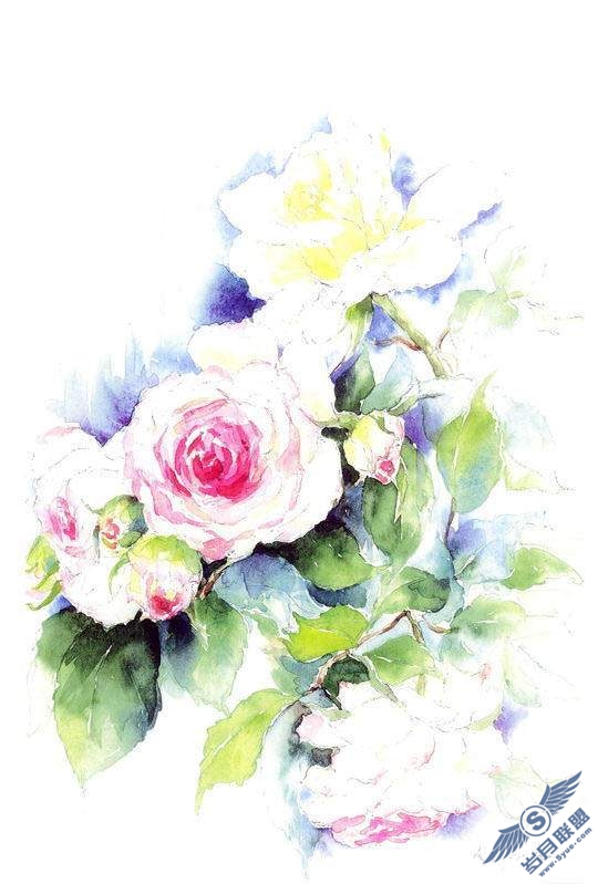 Photoshop制作爱情签名淡蓝色的效果