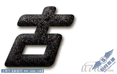 使用Photoshop滤镜打造沧桑石头字