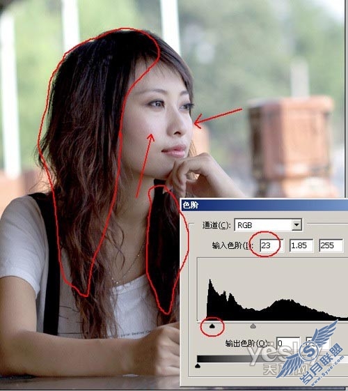 Photoshop教程:利用“计算”打造通透皮肤