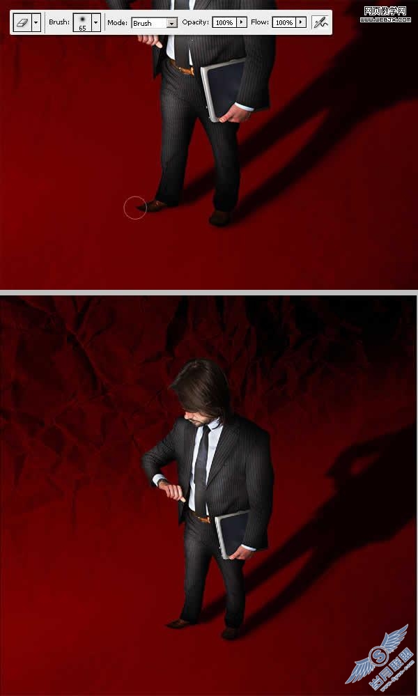 Photoshop合成教程:建构主义职场海报