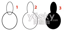 万圣节用Illustrator绘蜘蛛网和蜘蛛10_天极设计在线