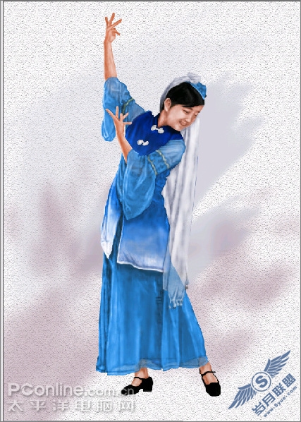 Photoshop鼠绘教程:绘制少数民族服饰之回族服装