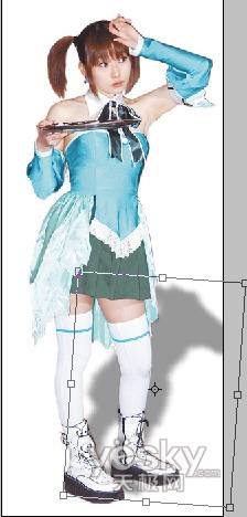 Photoshop投影