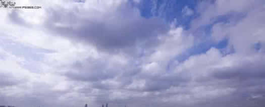 用PhotoShop打造景片合成战火场景效果