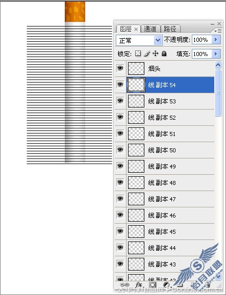 Photoshop CS3制作禁烟图标