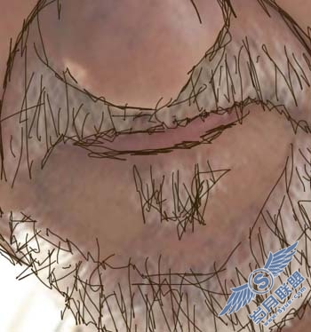 Photoshop把真人转成逼真的水彩素描画