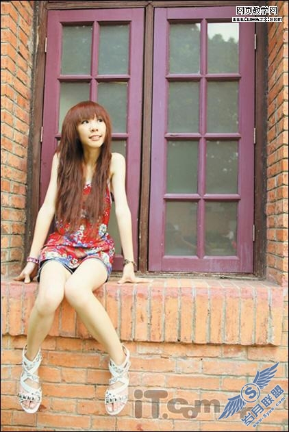 Photoshop打造漂亮的复古色彩美女照片