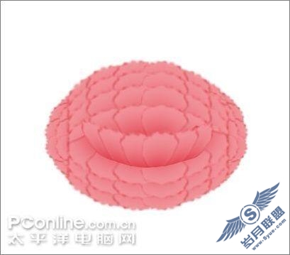 母亲节用AdobePhotoshop鼠绘一支康乃馨(5)
