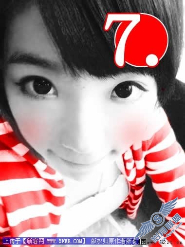Photoshop轻松制作单色调非主流效果