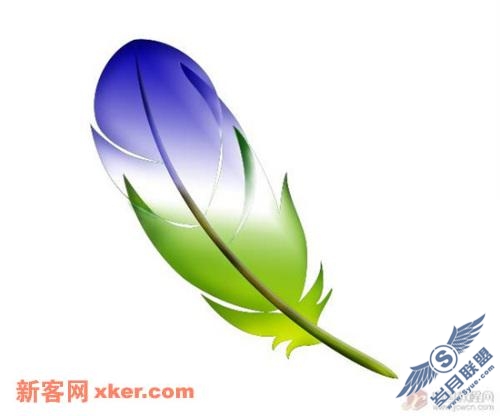PS简单制做漂亮的羽毛(图一)