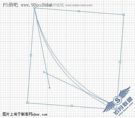 绘制Photoshop软件的羽毛标志