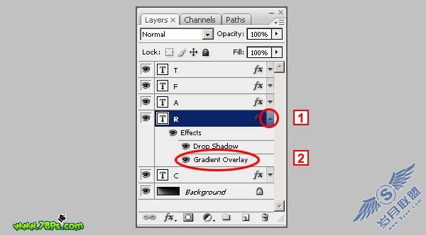 Photoshop制作漂亮的剪纸字效果