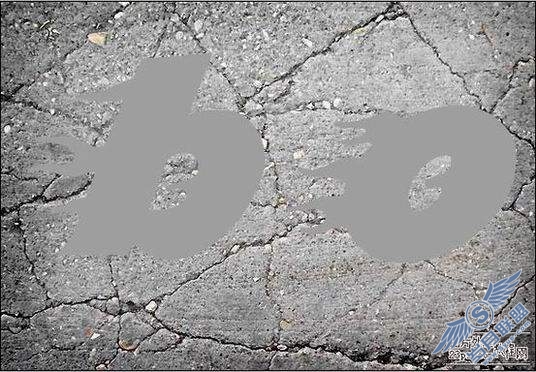 Photoshop文字特效:用图层样式制作逼真水泥文字
