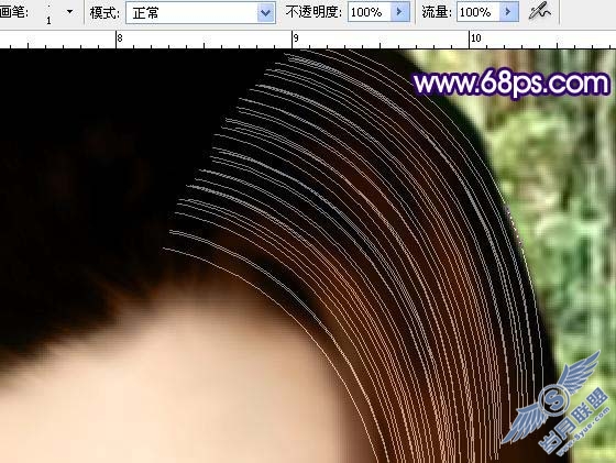 Photoshop打造梦幻的古典仿手绘美女