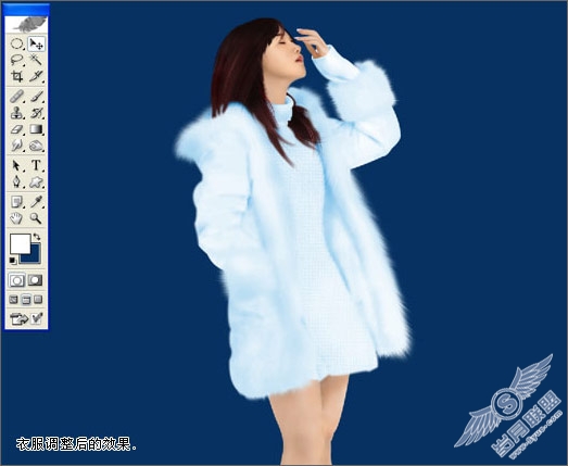 Photoshop把唯美女孩打造成梦幻精灵
