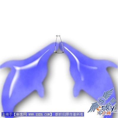 Photoshop鼠绘逼真玉石海豚吊坠