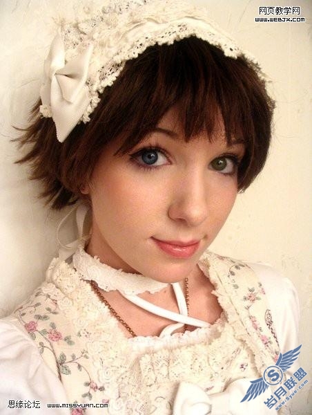 Photoshop教程:可爱的美女3D娃娃