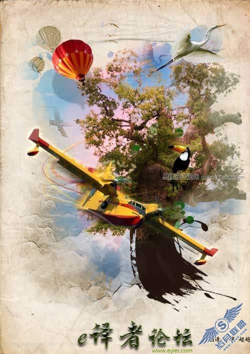 Photoshop创意合成教程:虚构的蒙太奇魔幻场景
