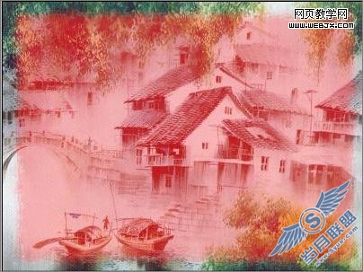 Photoshop照片处理教程:颓废边缘水彩画特效