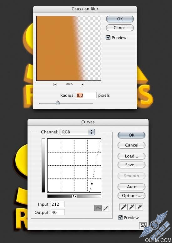 photoshop设计基础平滑3D文字效果