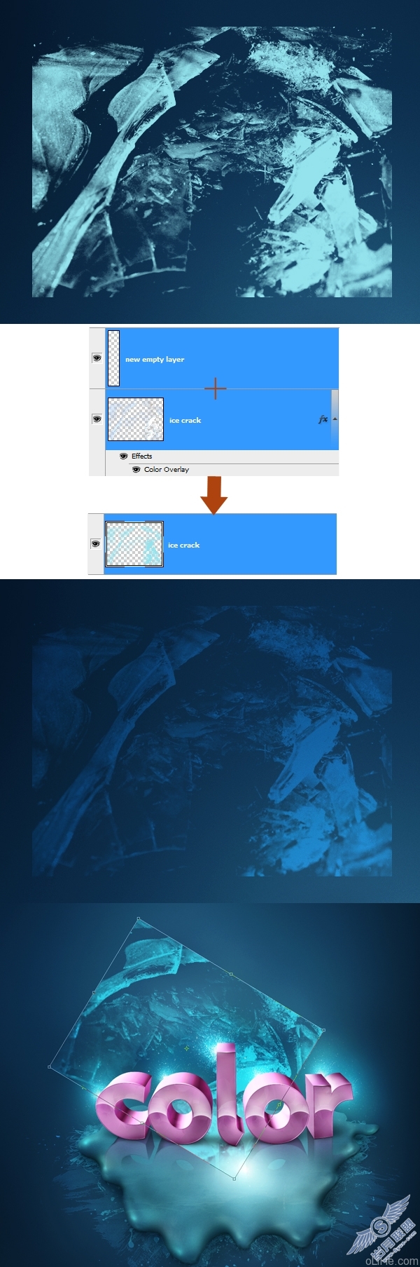 photoshop制作3d文字教程(第二部分)