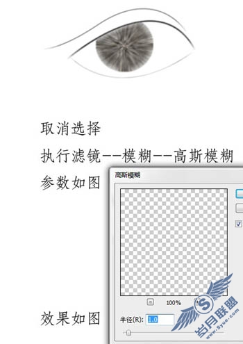 心灵之窗 Photoshop手绘人物眼睛