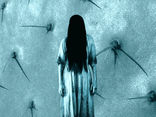 Samara 'The Ring' Horror Movie Effect