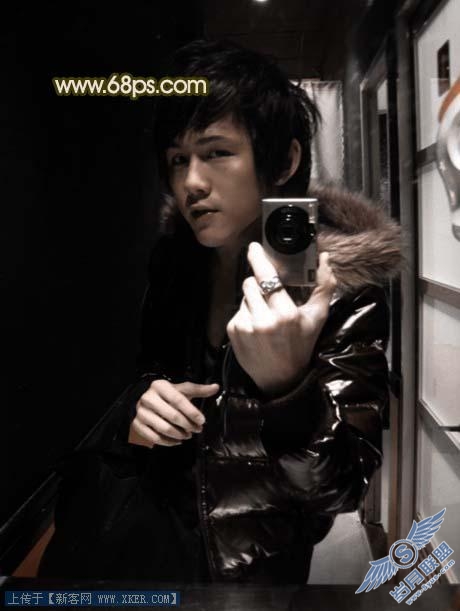 Photoshop调出帅哥的黝黑质感肤色