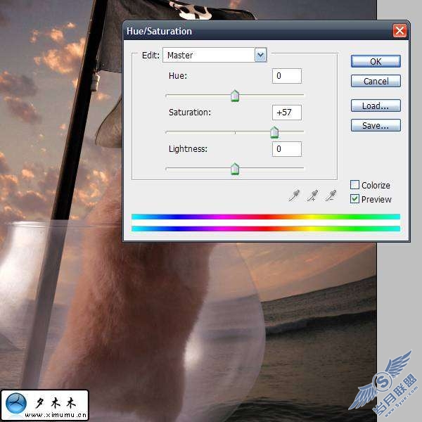 photoshop制作老鼠在透明玻璃瓶里的效果【图】_