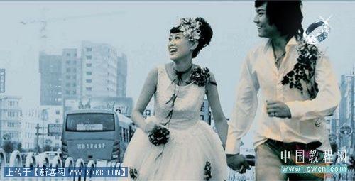 Phototshop:风雨同济婚纱艺术写真效果 Phototshop:风雨同济婚纱艺术写真效果