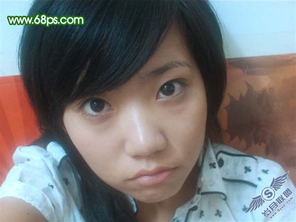 Photoshop为轻微偏蓝的人物照片磨皮及美化