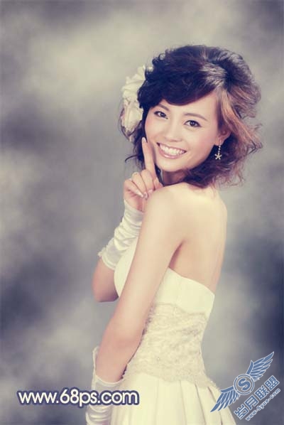 Photoshop快速调出人物照片怀旧的蓝黄色