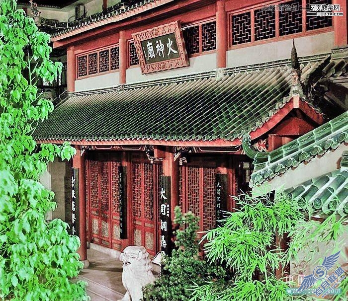 Photoshop调色教程:校正偏红风景照片