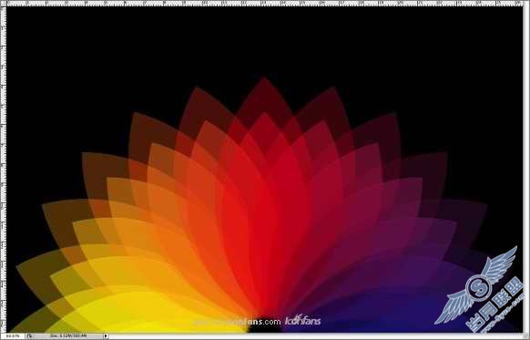 AI+Photoshop打造色彩斑斓的花花壁纸