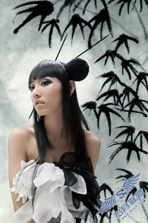 Photoshop后期合成制作水墨写意效果图片