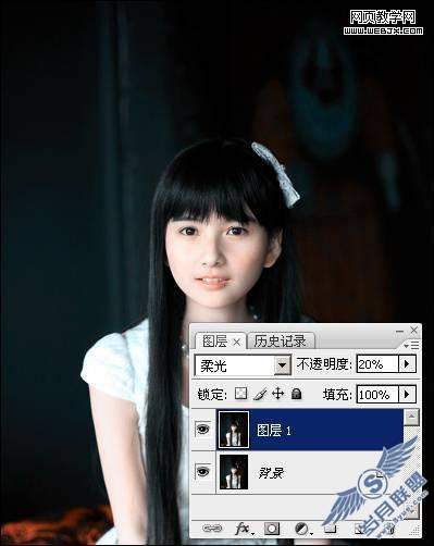 Photoshop打造女糖水肤色的漂亮美女