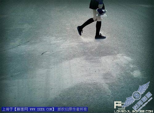 “非主流”照片文字合成Photoshop实例:路过