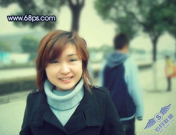 Photoshop照片处理:调色出外景照片柔美的青黄色【图】_