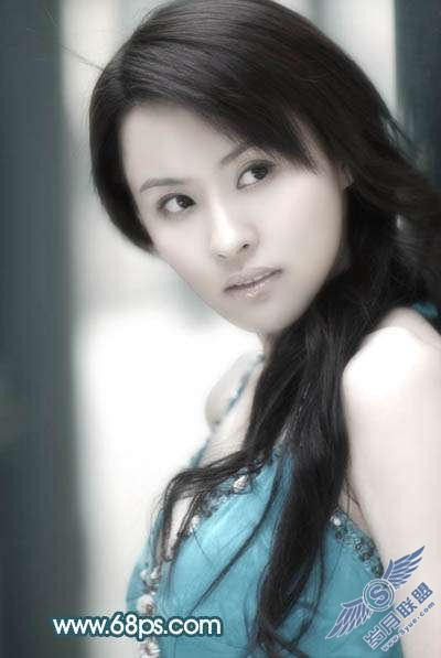 Photoshop照片处理:调色出淡灰色人物质感肤色【图】_