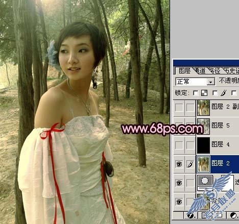 Photoshop调出偏黄照片鲜丽的红色调