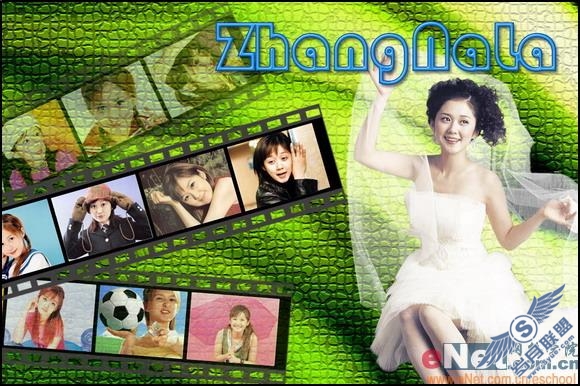 Photoshop特效教程设计制作美丽胶片写真(5)