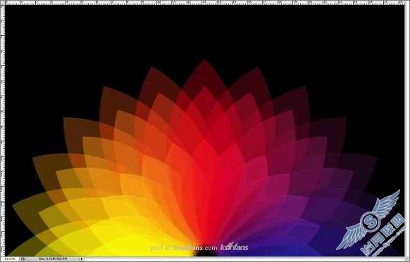 AI+Photoshop打造色彩斑斓的花花壁纸