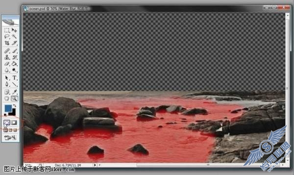 国外顶级Photoshop教程:炫彩河流动态效果