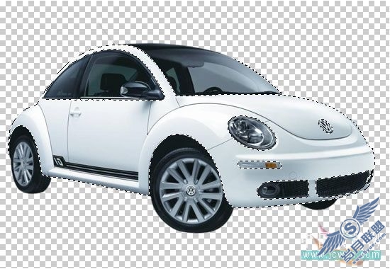 Photoshop基础教程:简单几步为汽车换颜色